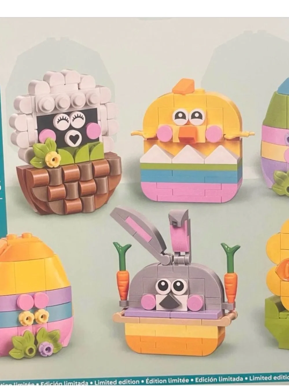 Lego Spring Bunny & Chick Building Toy Set - Pink, Yellow, Gray